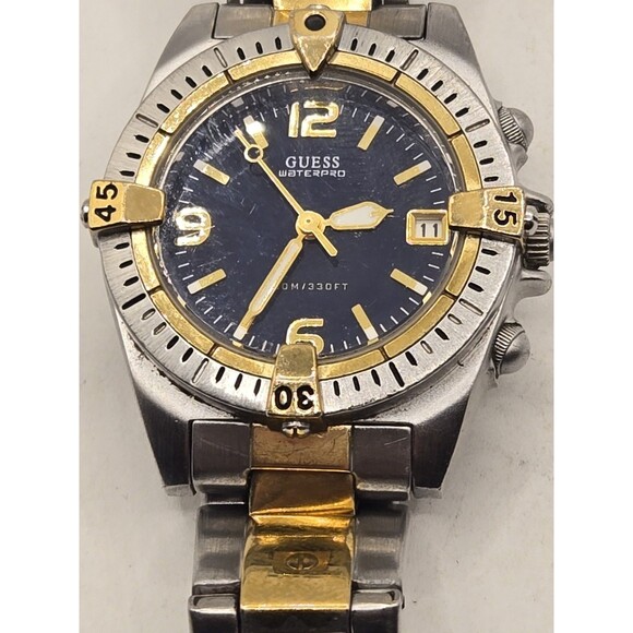 GUESS Waterproof Ladies' Watch Silver Tone Stainless Steel. 6.5" Band. - Picture 8 of 10